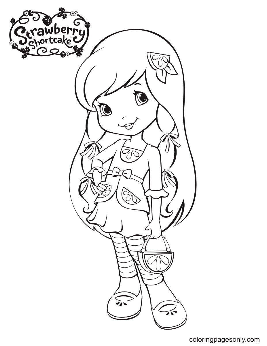 130+ Strawberry Shortcake Coloring Page for Sweet Fun 87