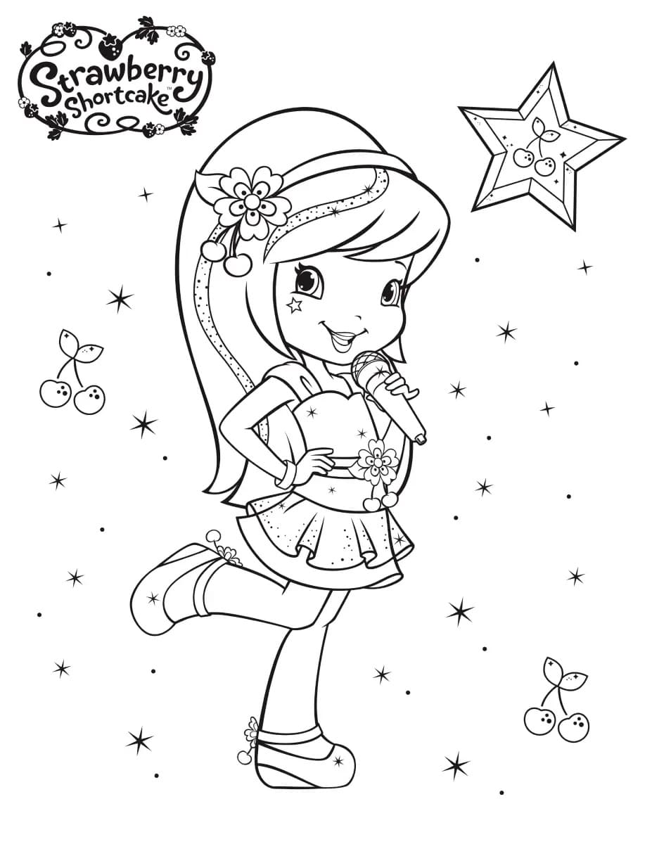 130+ Strawberry Shortcake Coloring Page for Sweet Fun 93