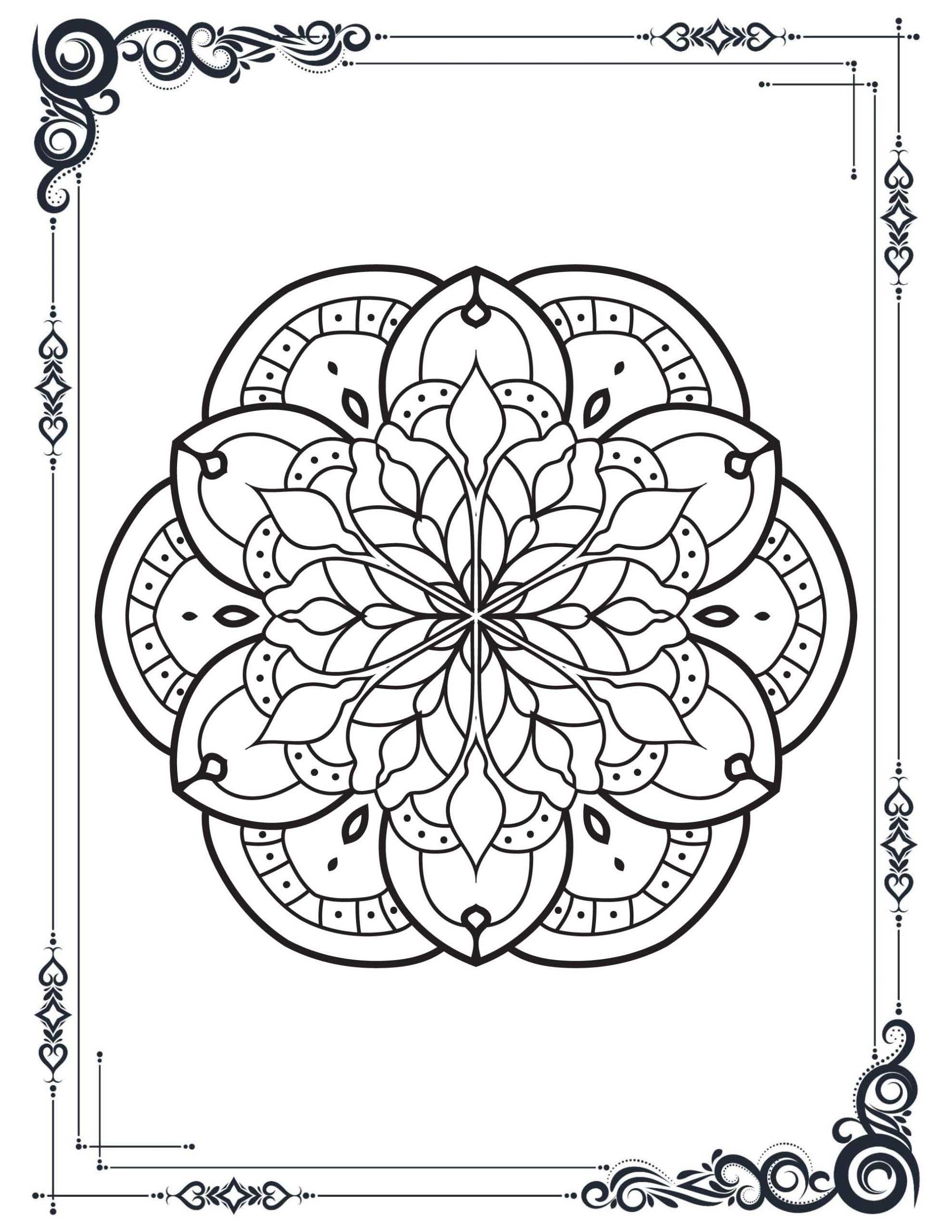 132 Mandala Coloring Pages FREE Printable 119