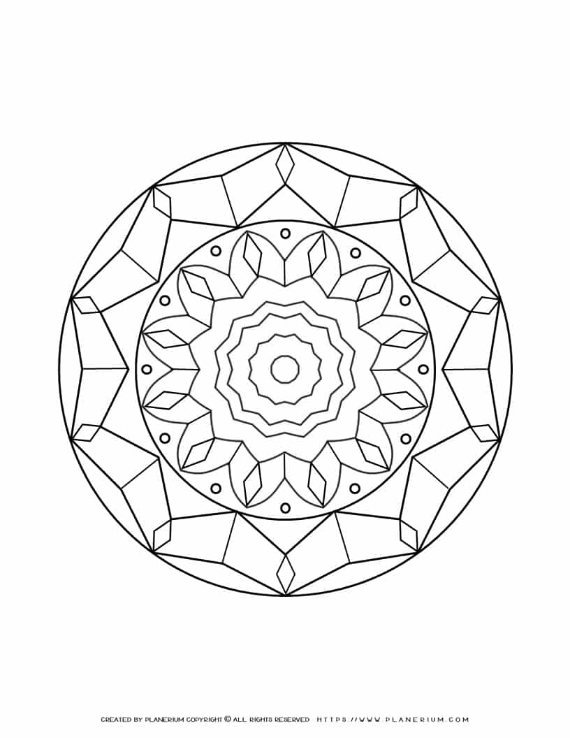 132 Mandala Coloring Pages FREE Printable 15