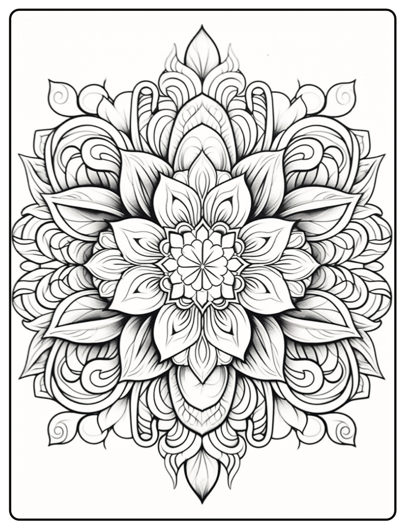 132 Mandala Coloring Pages FREE Printable 19