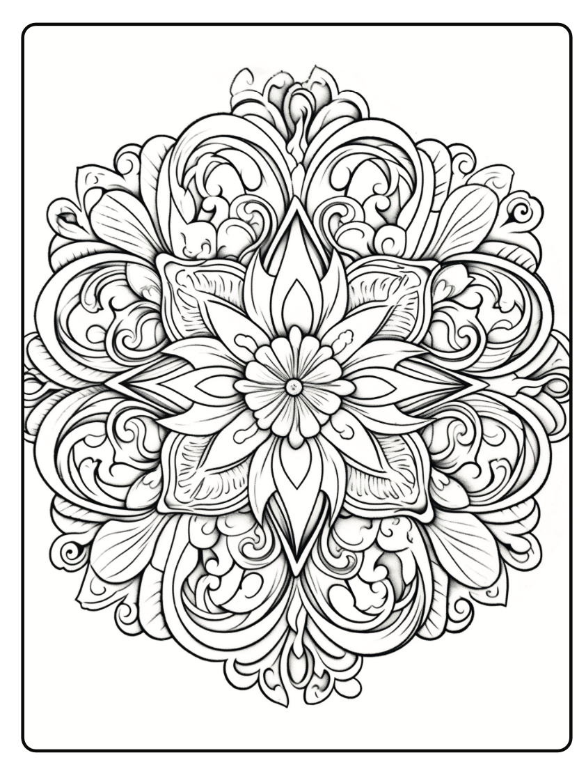 132 Mandala Coloring Pages FREE Printable 21