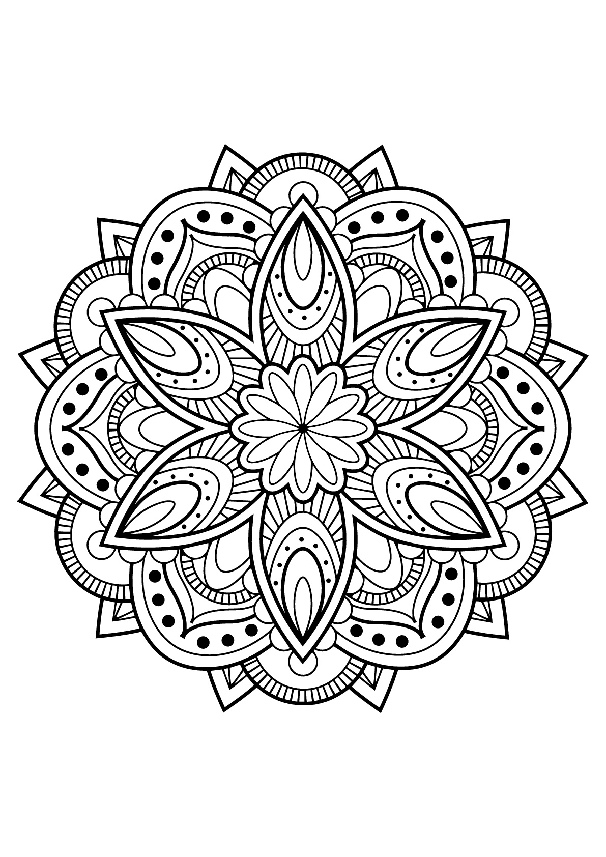 132 Mandala Coloring Pages FREE Printable 63