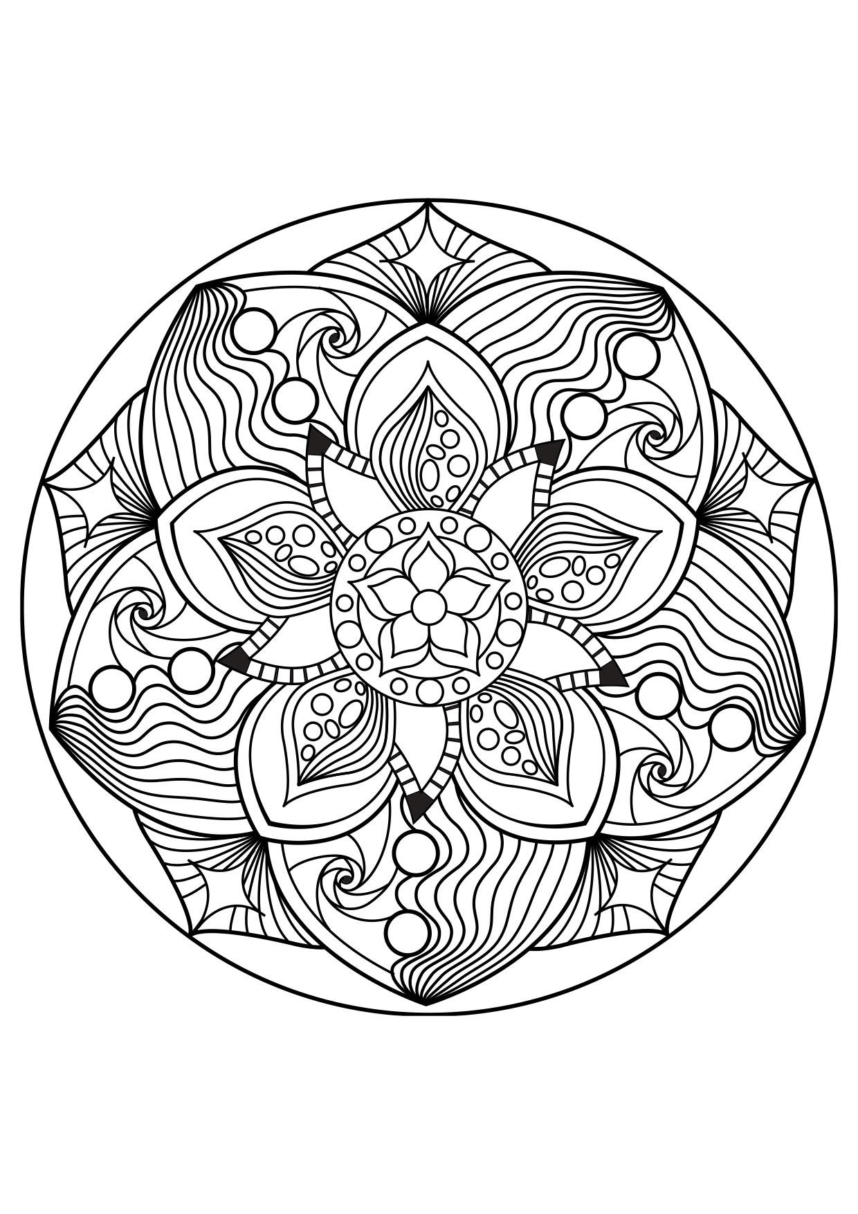 132 Mandala Coloring Pages FREE Printable 74