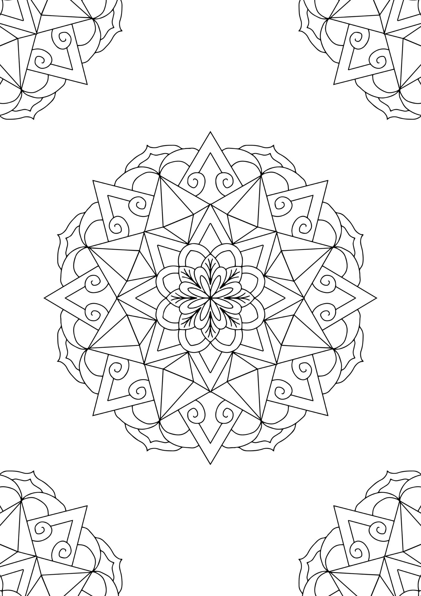 132 Mandala Coloring Pages FREE Printable 92