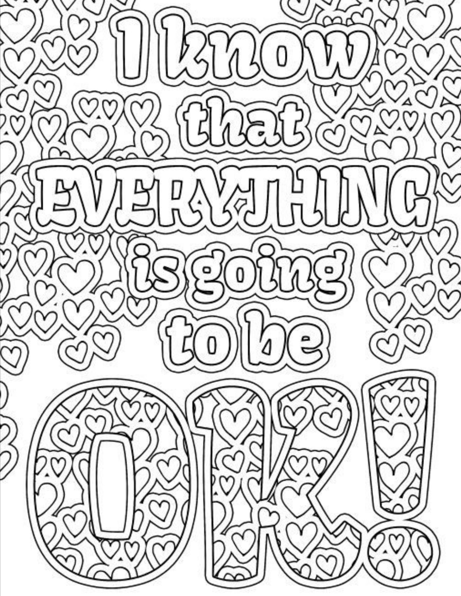 133+ Depression Mental Health Coloring Pages Printable 73