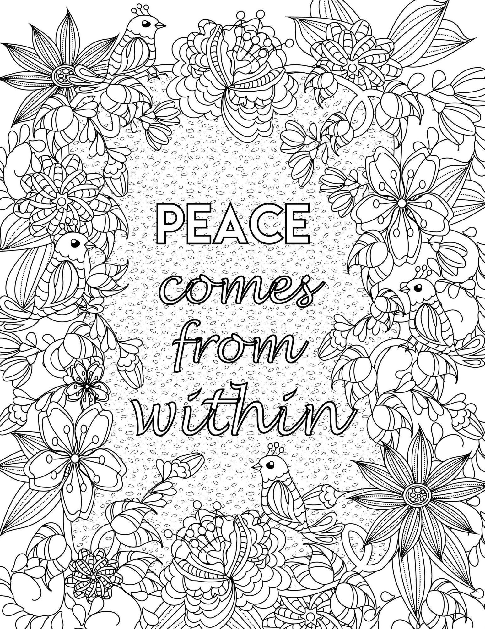 133+ Depression Mental Health Coloring Pages Printable 75