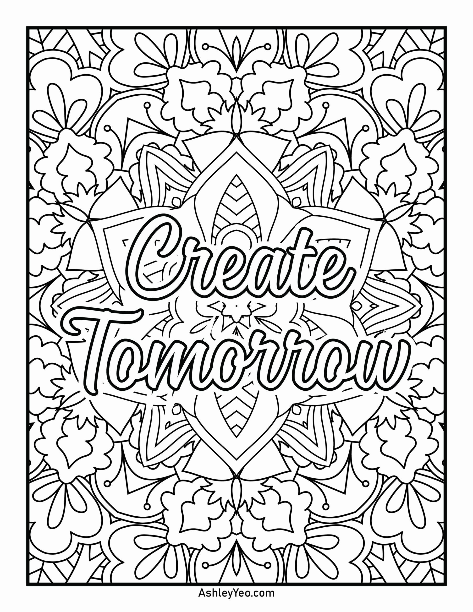 133+ Depression Mental Health Coloring Pages Printable 97