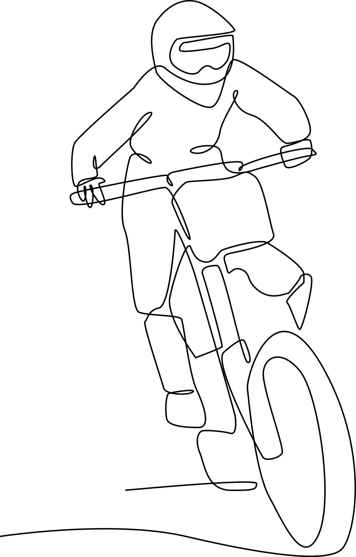 133 Dirt Bike Coloring Pages: Rev Up Your Creativity 10