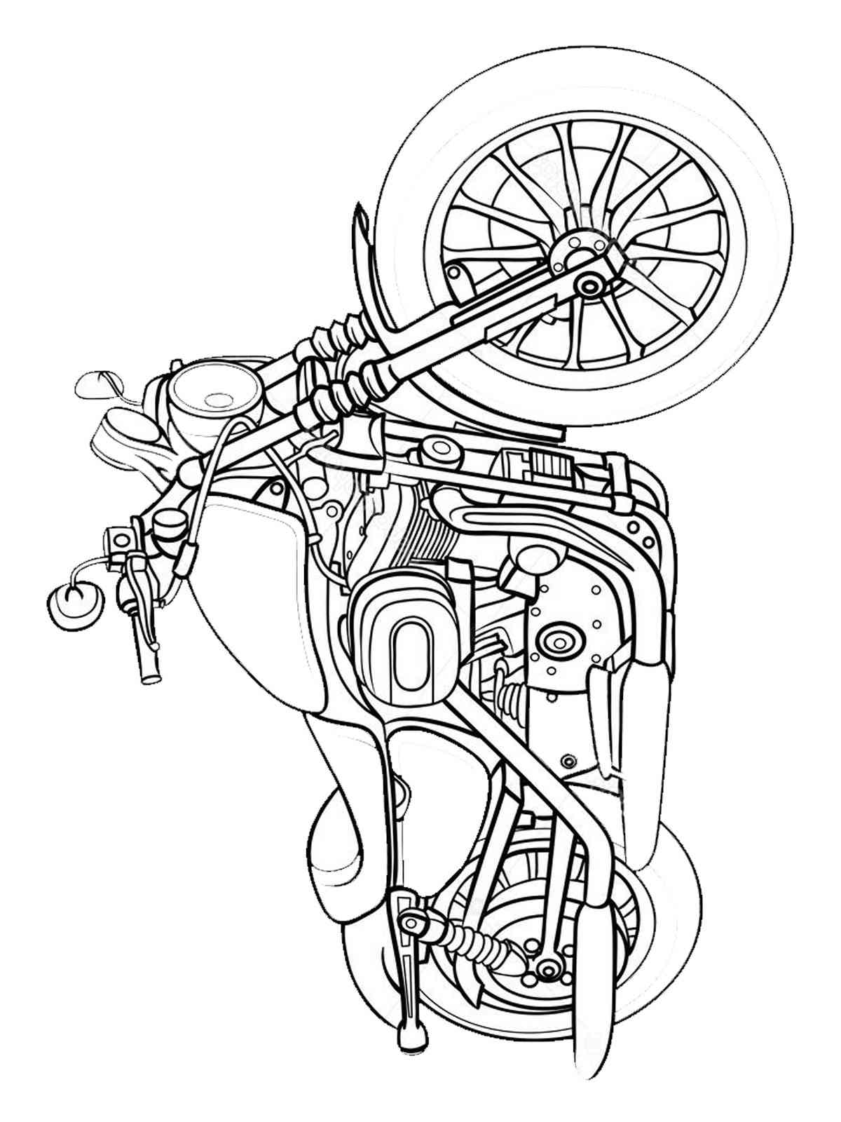 133 Dirt Bike Coloring Pages: Rev Up Your Creativity 120