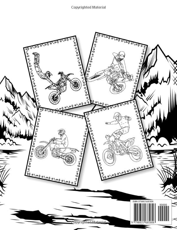 133 Dirt Bike Coloring Pages: Rev Up Your Creativity 16