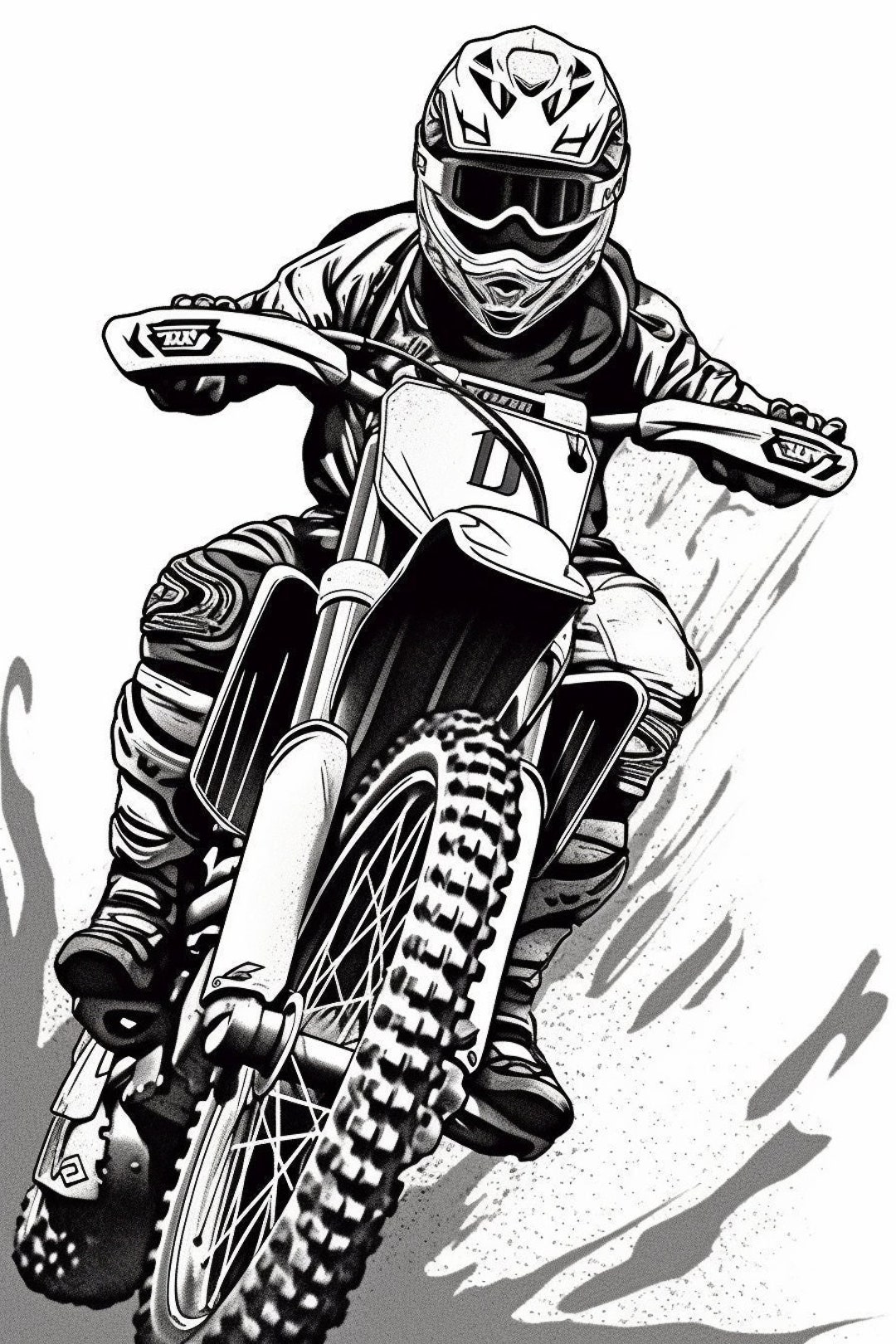 133 Dirt Bike Coloring Pages: Rev Up Your Creativity 2