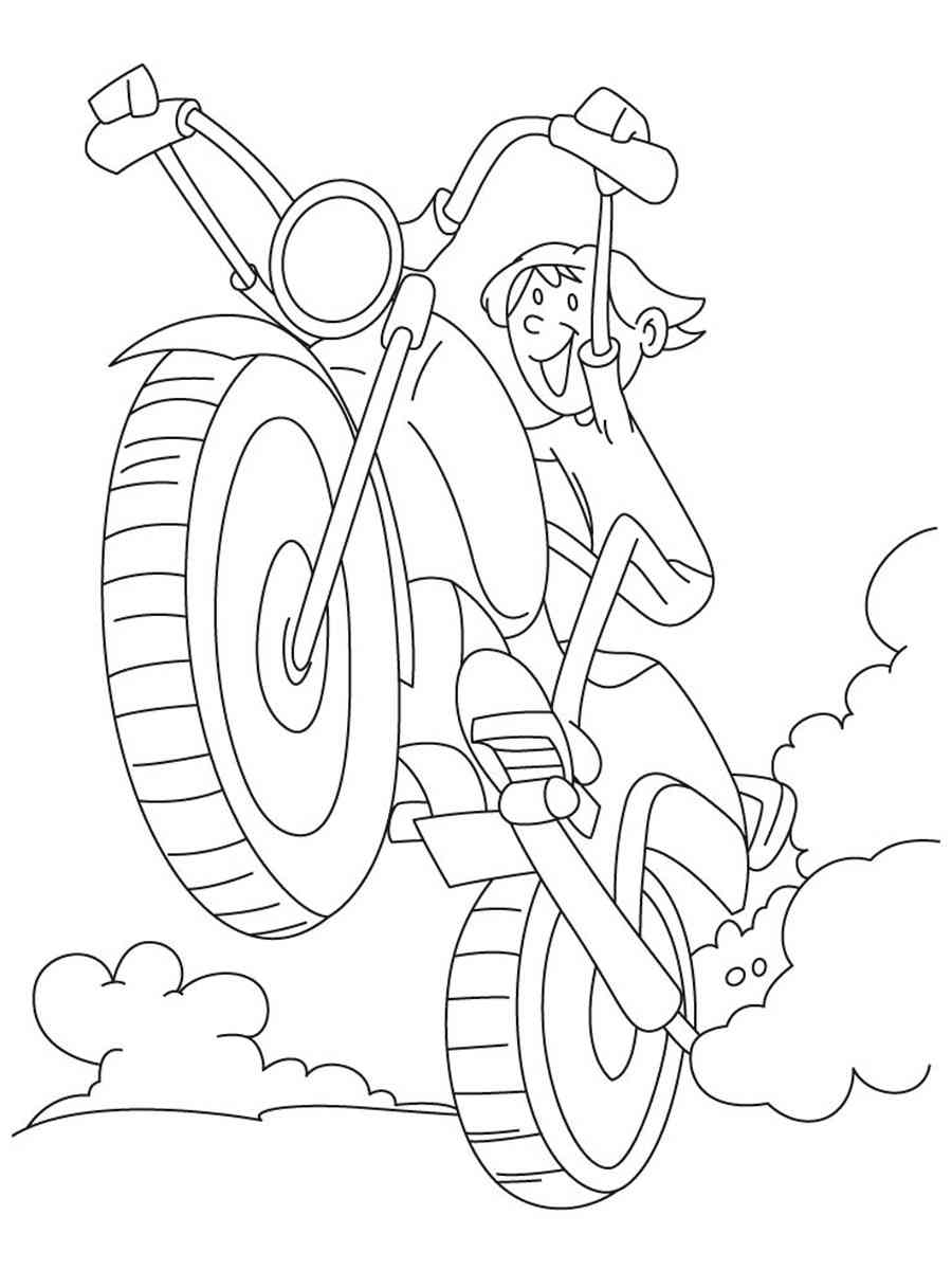 133 Dirt Bike Coloring Pages: Rev Up Your Creativity 20