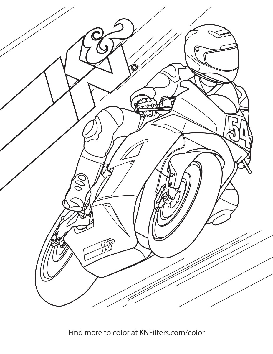133 Dirt Bike Coloring Pages: Rev Up Your Creativity 21