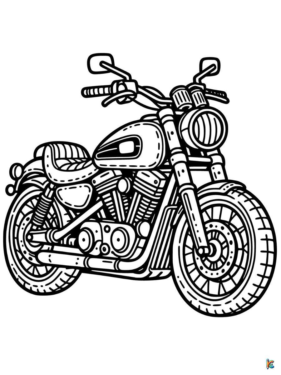 133 Dirt Bike Coloring Pages: Rev Up Your Creativity 26