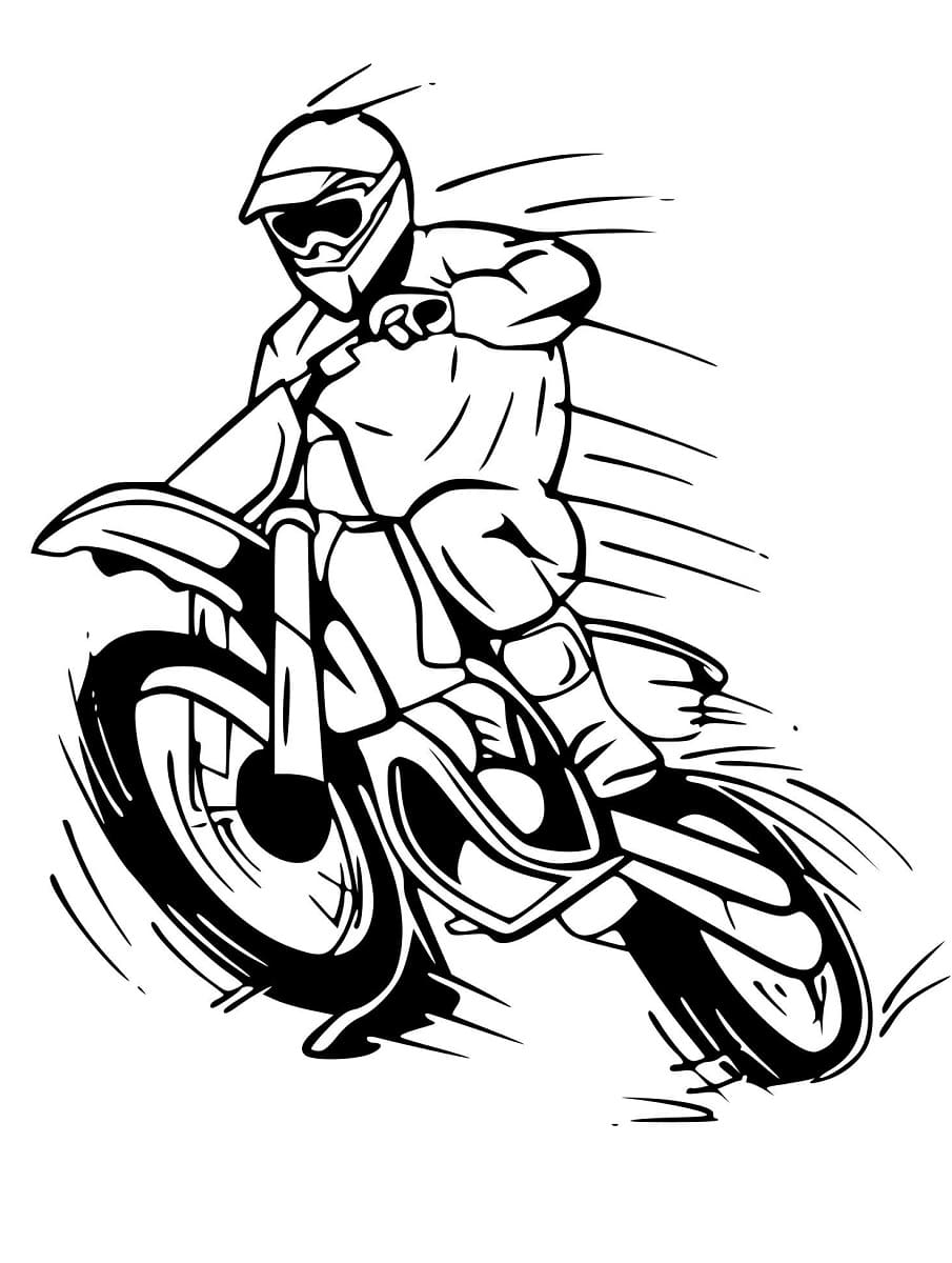 133 Dirt Bike Coloring Pages: Rev Up Your Creativity 53