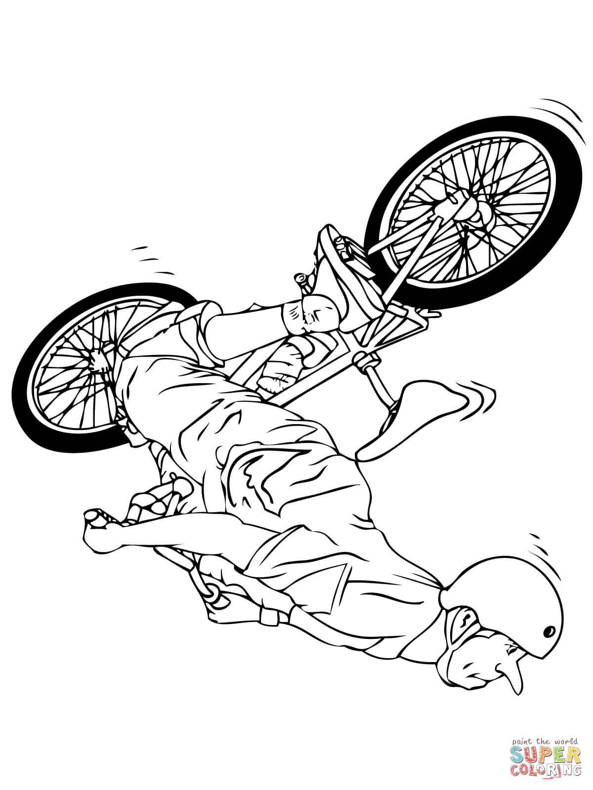 133 Dirt Bike Coloring Pages: Rev Up Your Creativity 58
