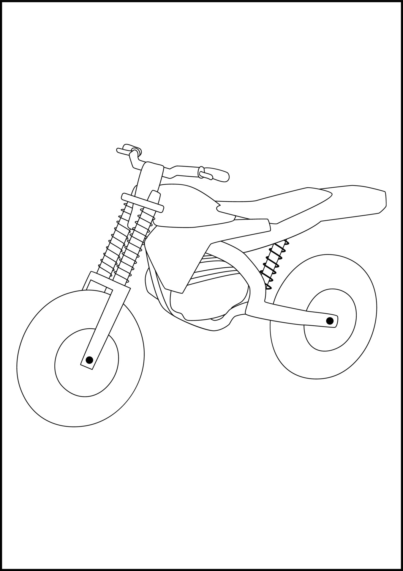 133 Dirt Bike Coloring Pages: Rev Up Your Creativity 65