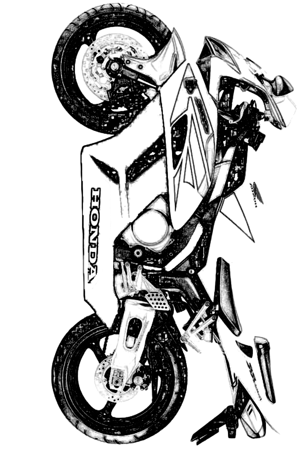 133 Dirt Bike Coloring Pages: Rev Up Your Creativity 82