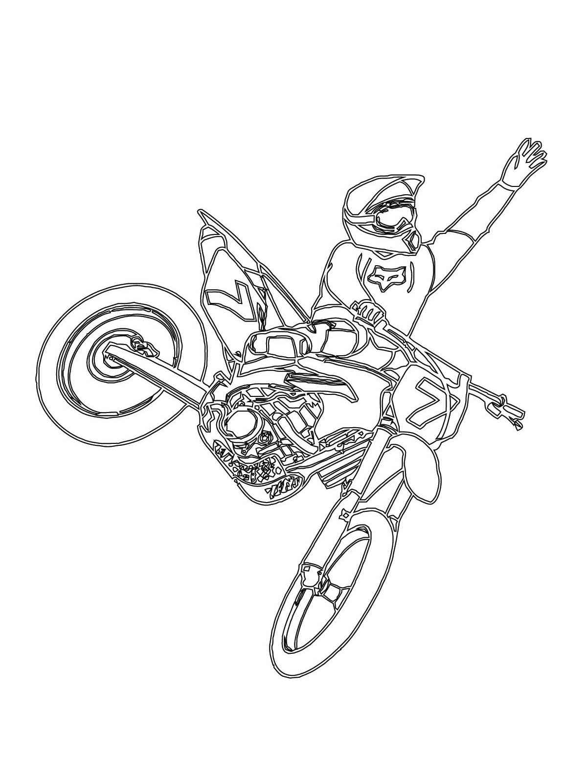 133 Dirt Bike Coloring Pages: Rev Up Your Creativity 90