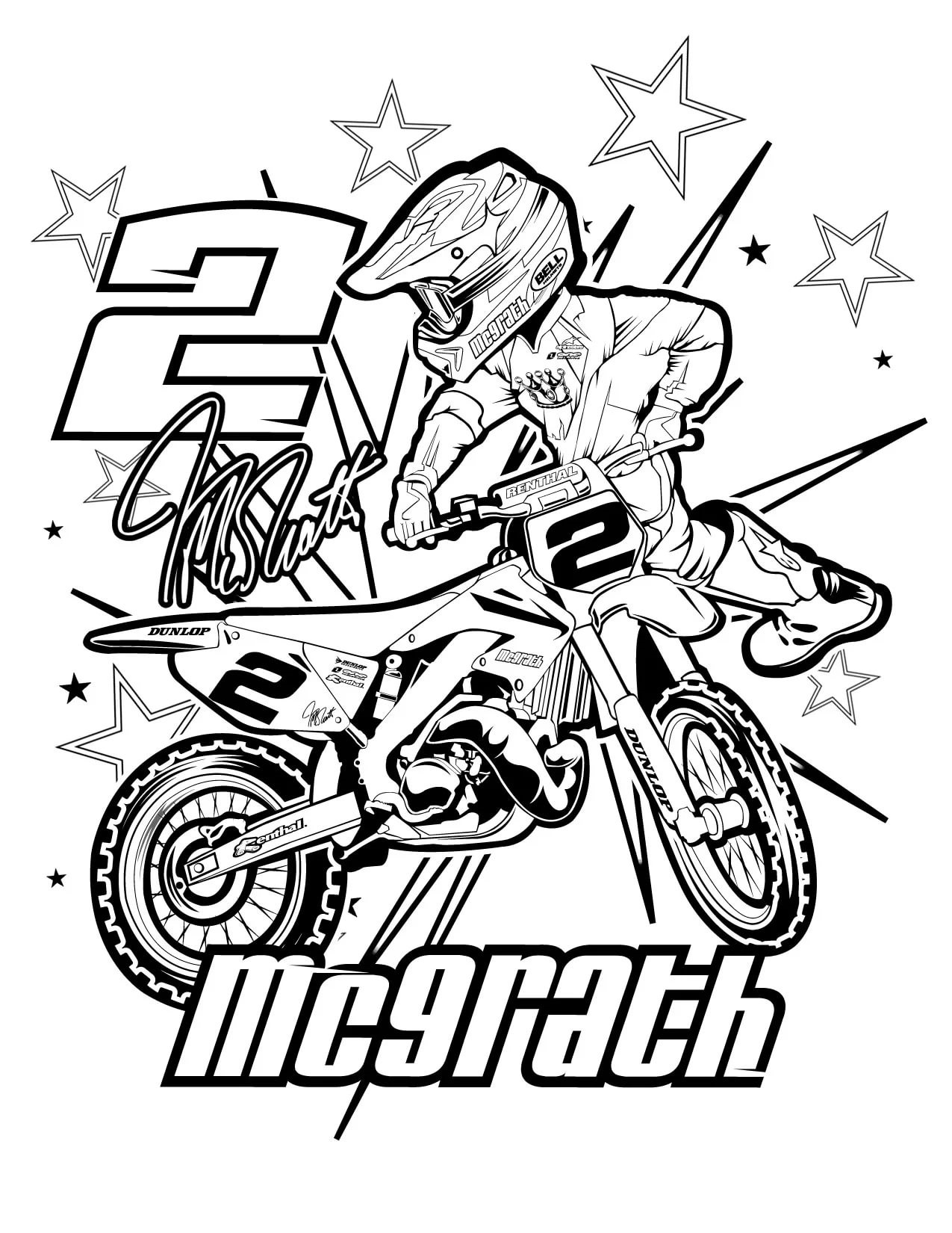 133 Dirt Bike Coloring Pages: Rev Up Your Creativity 91