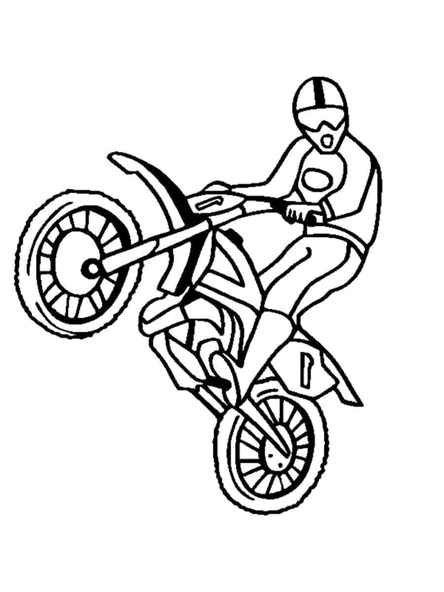 133 Dirt Bike Coloring Pages: Rev Up Your Creativity 94