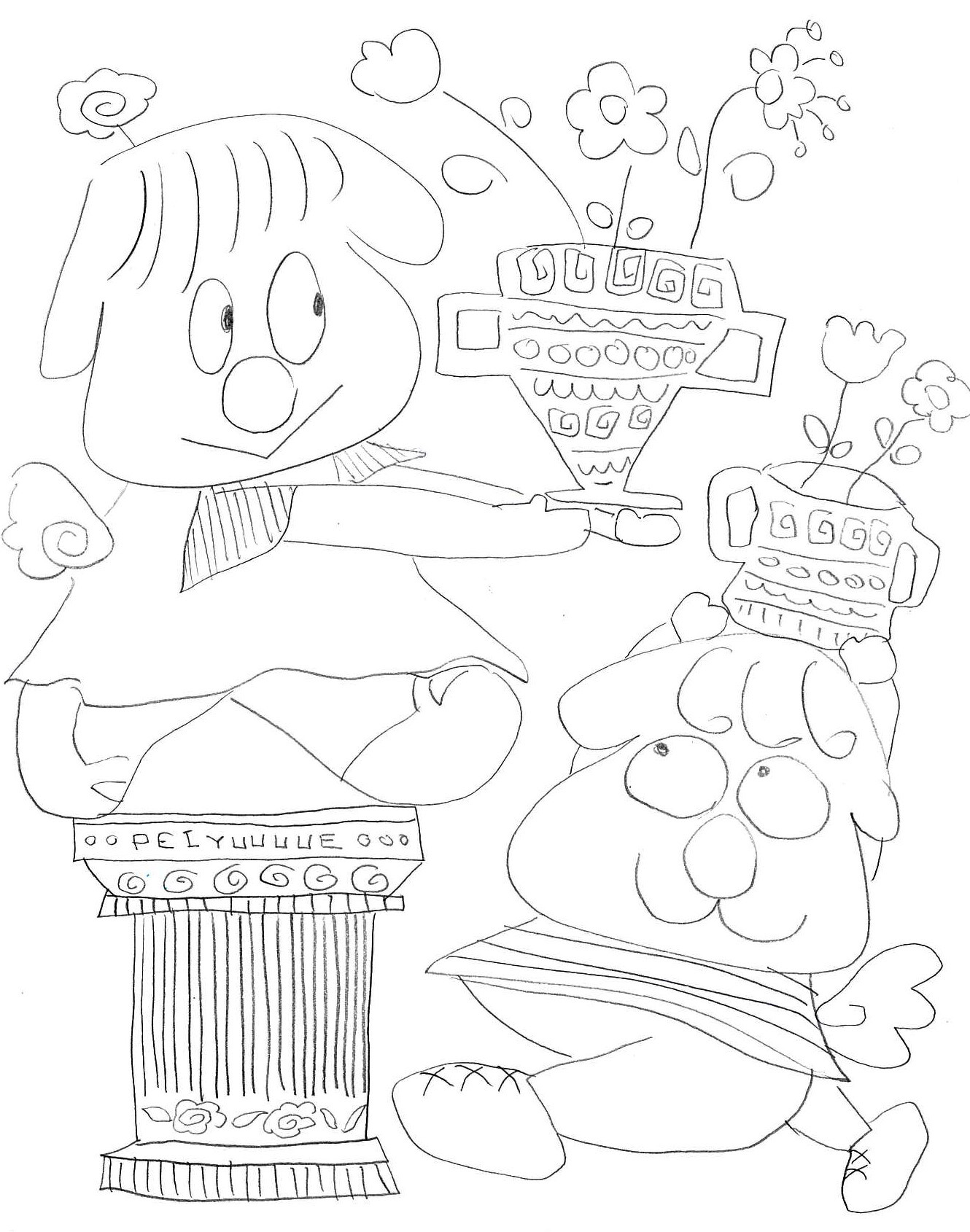 133+ Mikey and JJ Minecraft Coloring Pages Printable 128