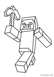 133+ Mikey and JJ Minecraft Coloring Pages Printable 6