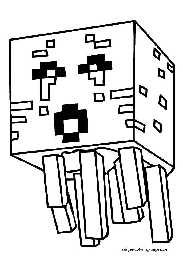 133+ Mikey and JJ Minecraft Coloring Pages Printable 60