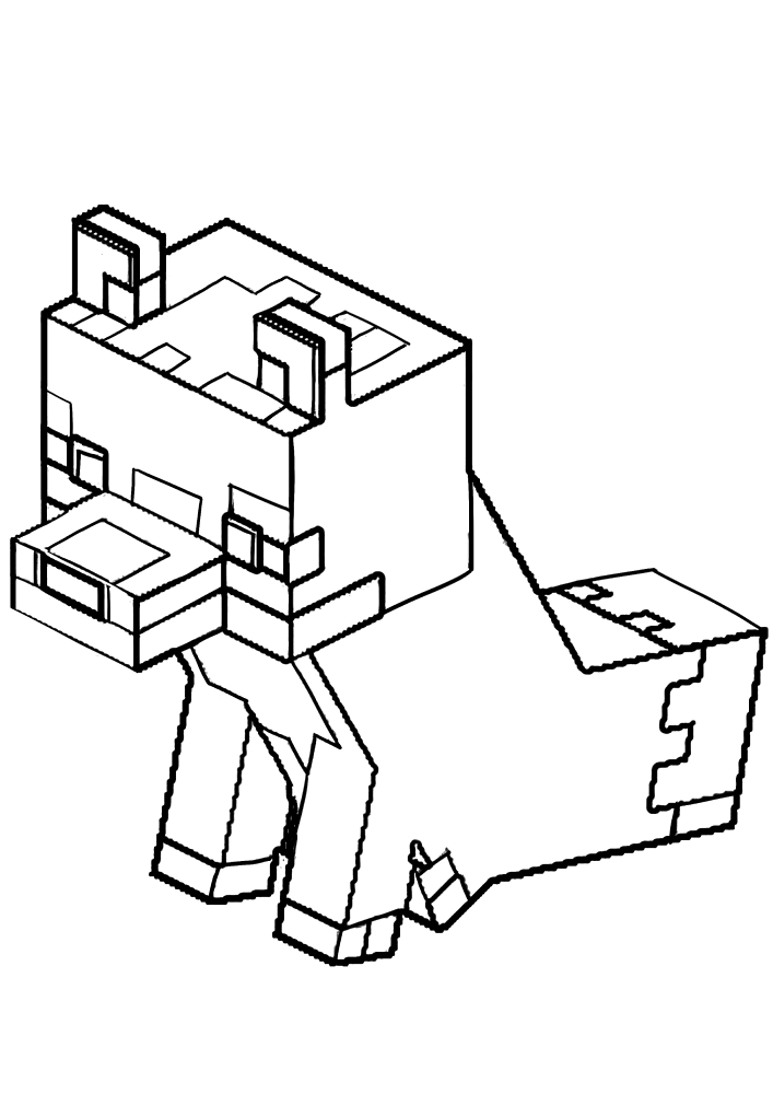 133+ Mikey and JJ Minecraft Coloring Pages Printable 76