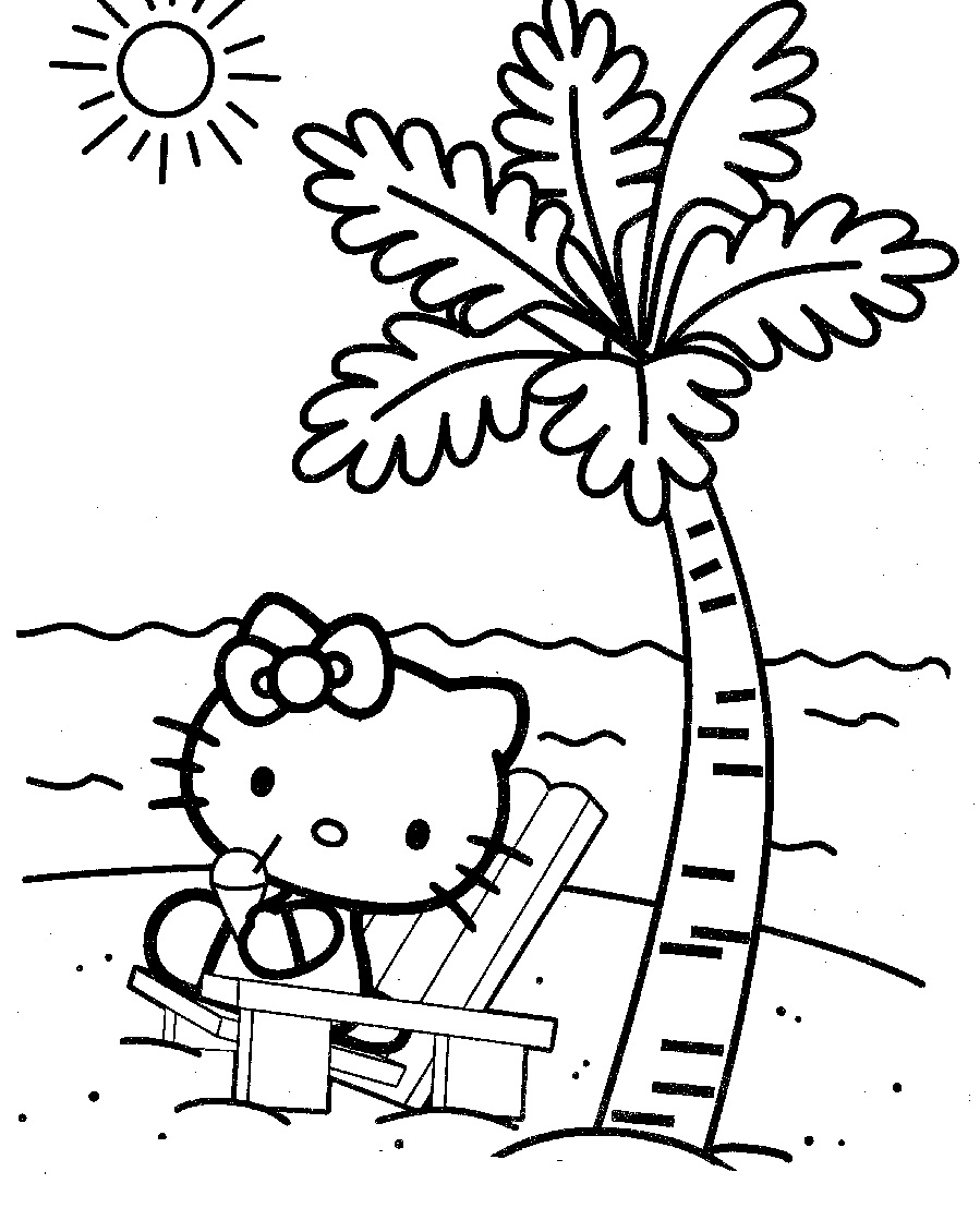 133 Sun and Sand Coloring Pages Free Printable 101