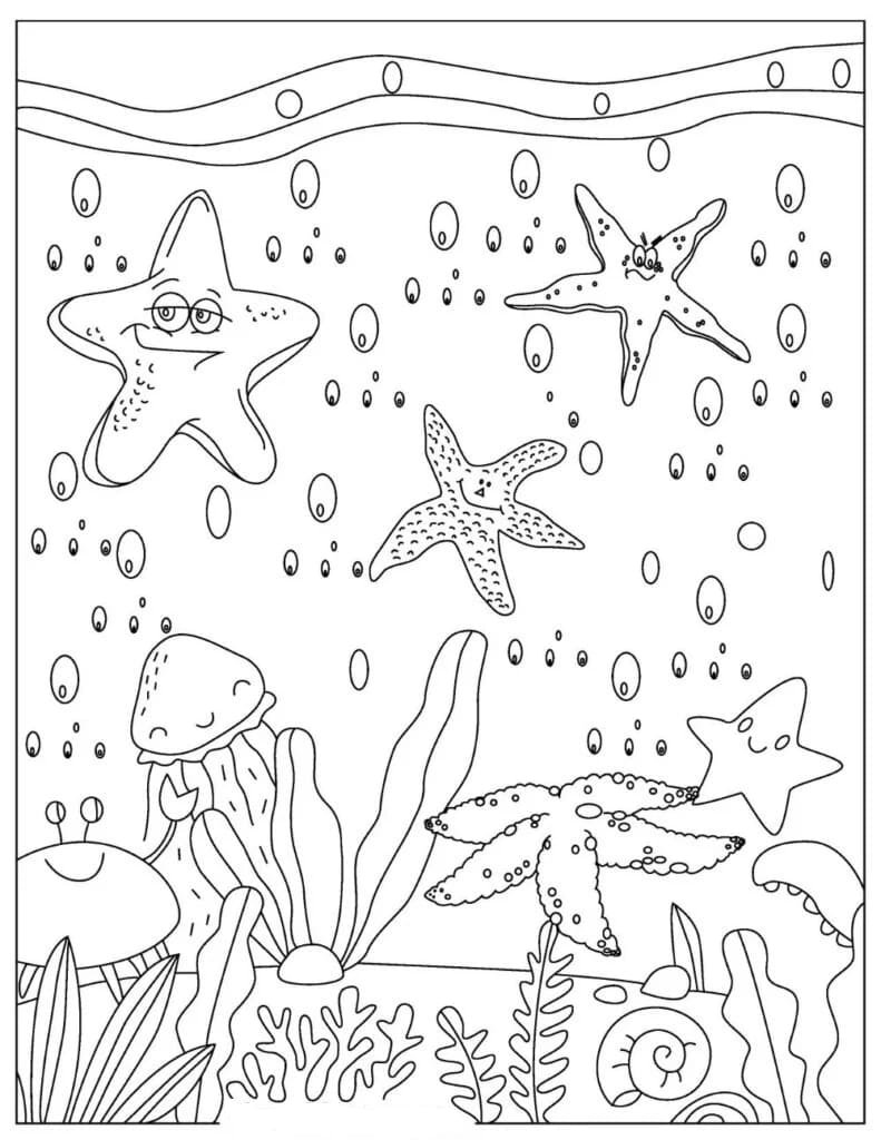 133 Sun and Sand Coloring Pages Free Printable 117