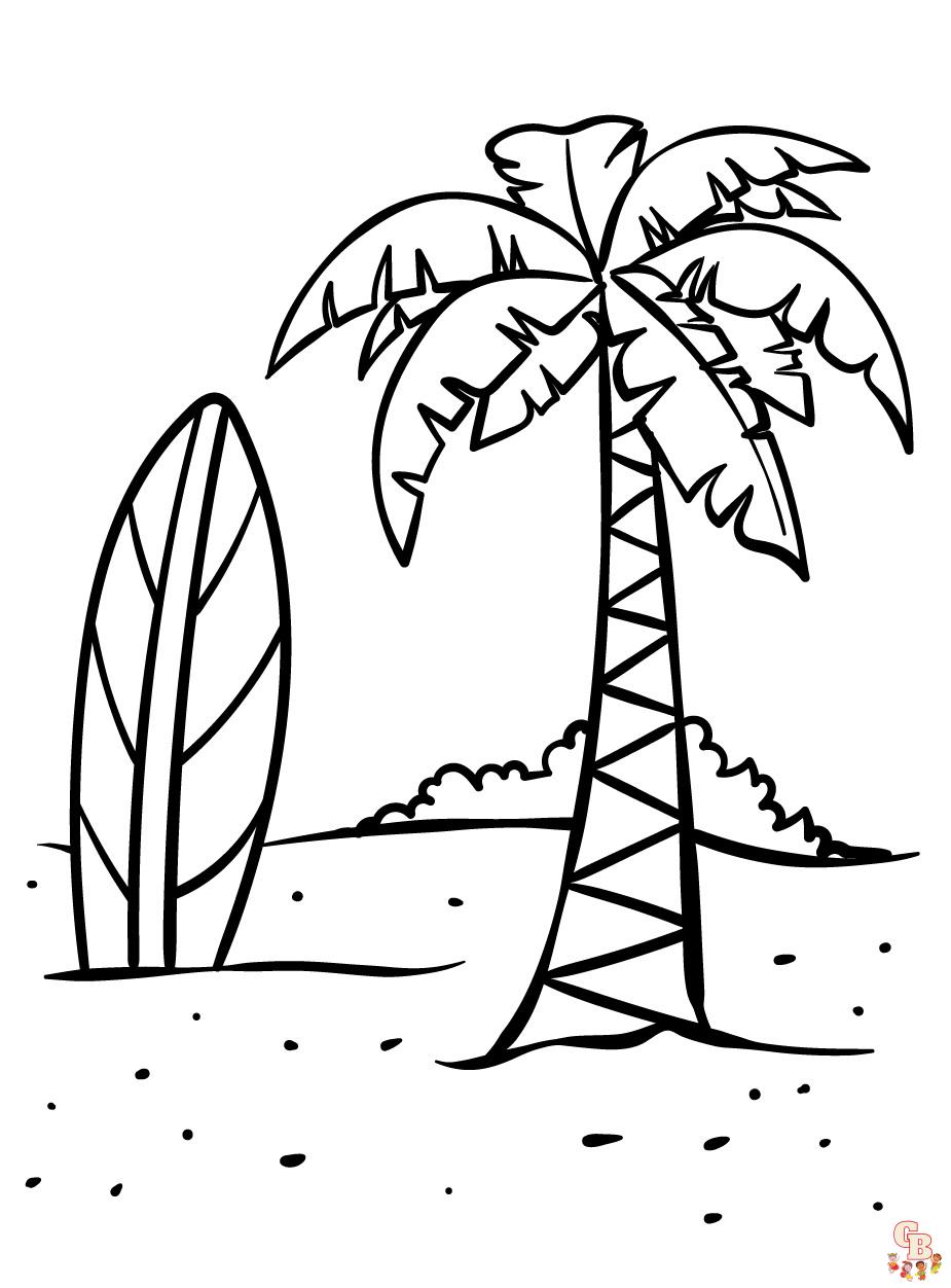 133 Sun and Sand Coloring Pages Free Printable 26