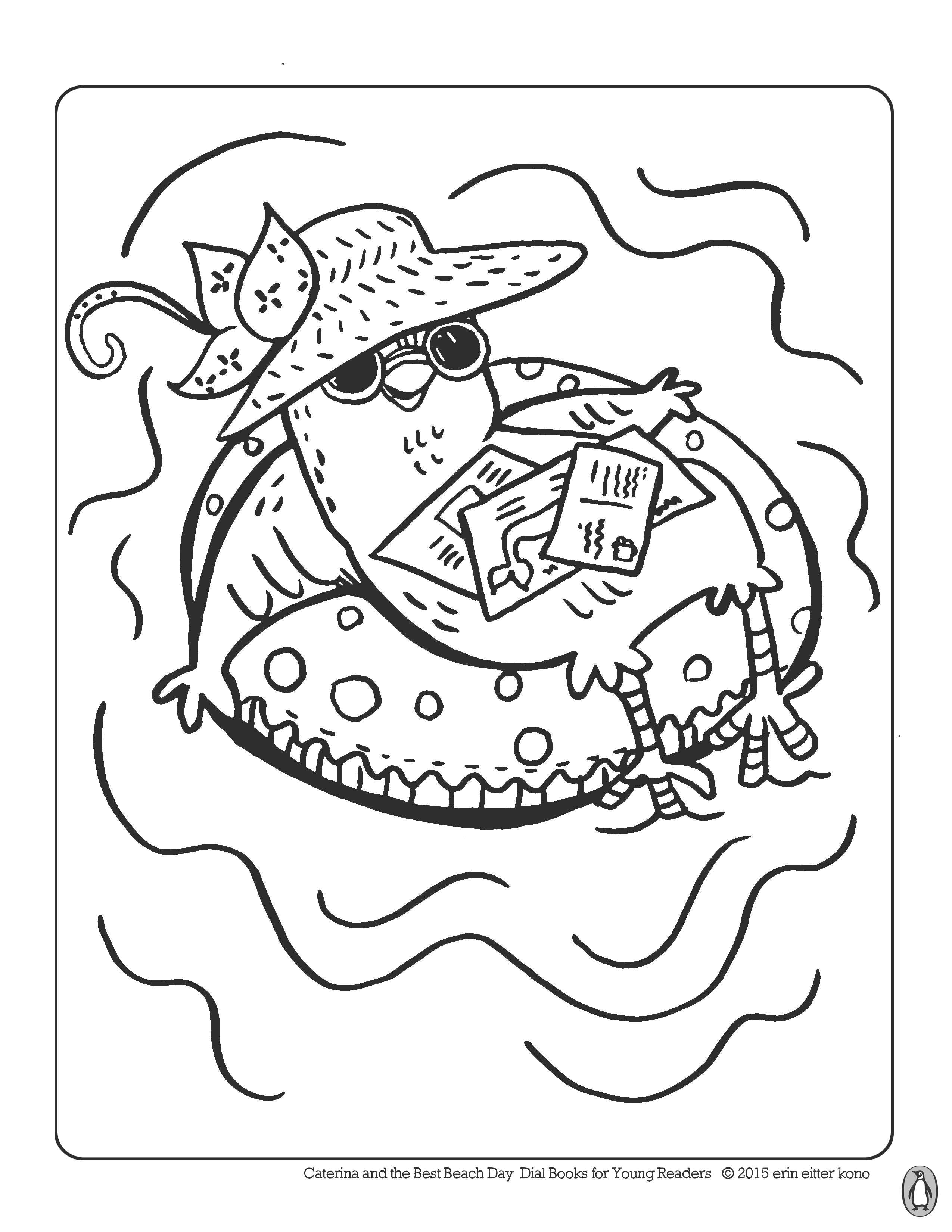 133 Sun and Sand Coloring Pages Free Printable 34