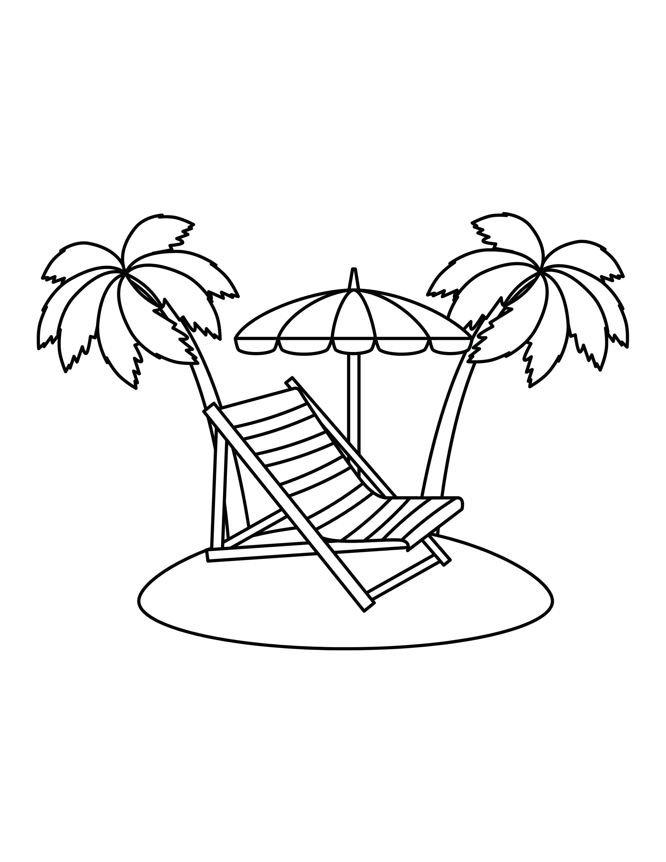 133 Sun and Sand Coloring Pages Free Printable 38