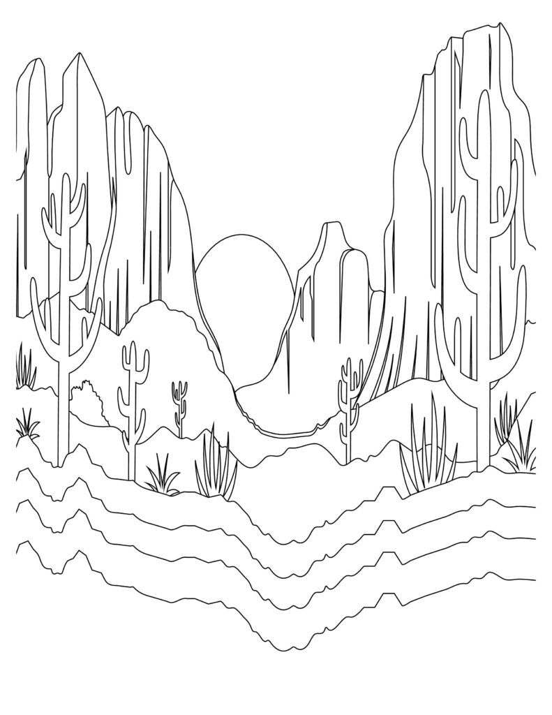 133 Sun and Sand Coloring Pages Free Printable 43