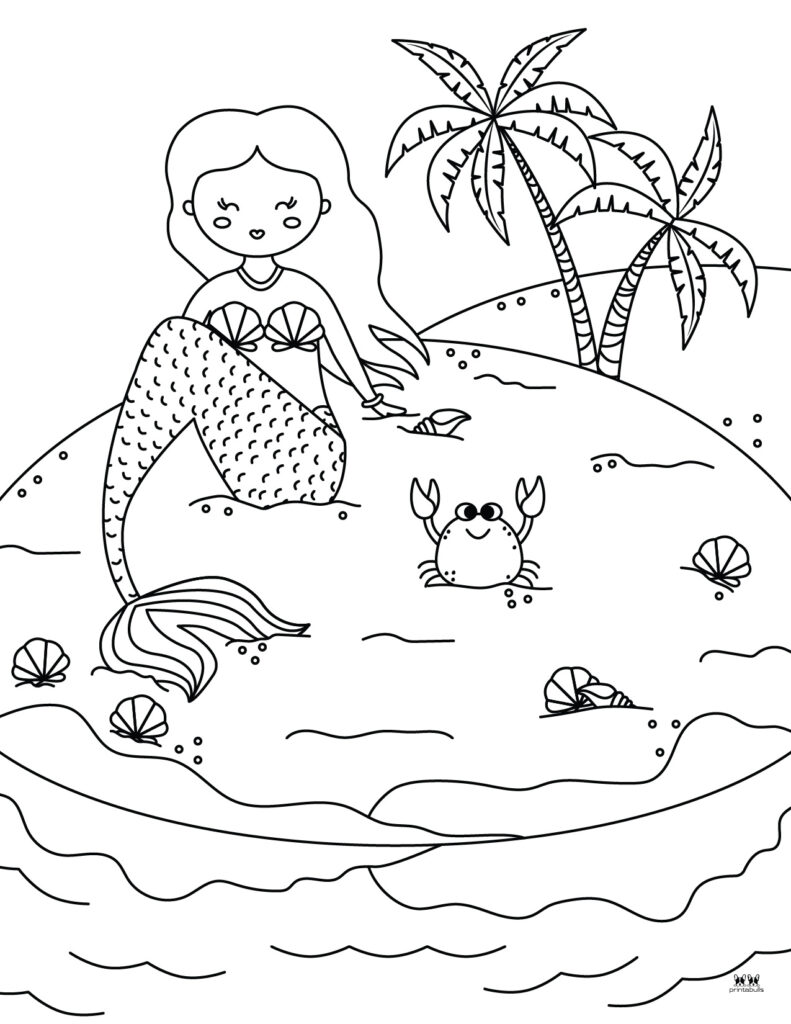 133 Sun and Sand Coloring Pages Free Printable 49