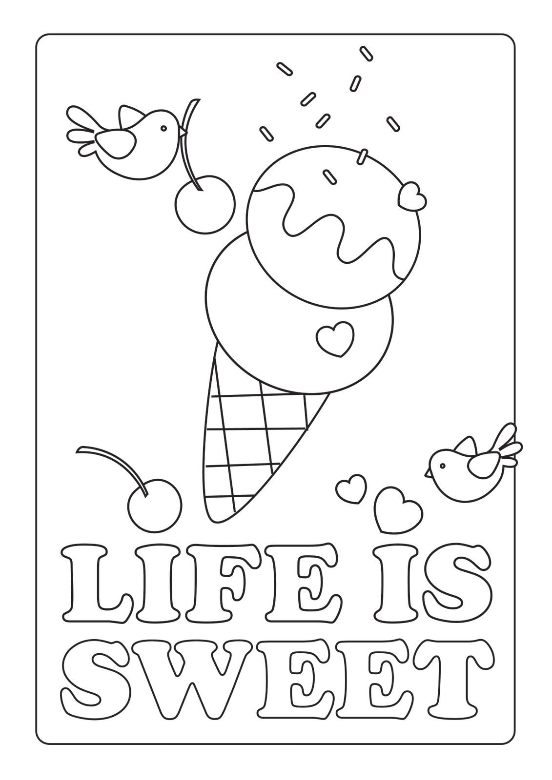 133 Sun and Sand Coloring Pages Free Printable 87