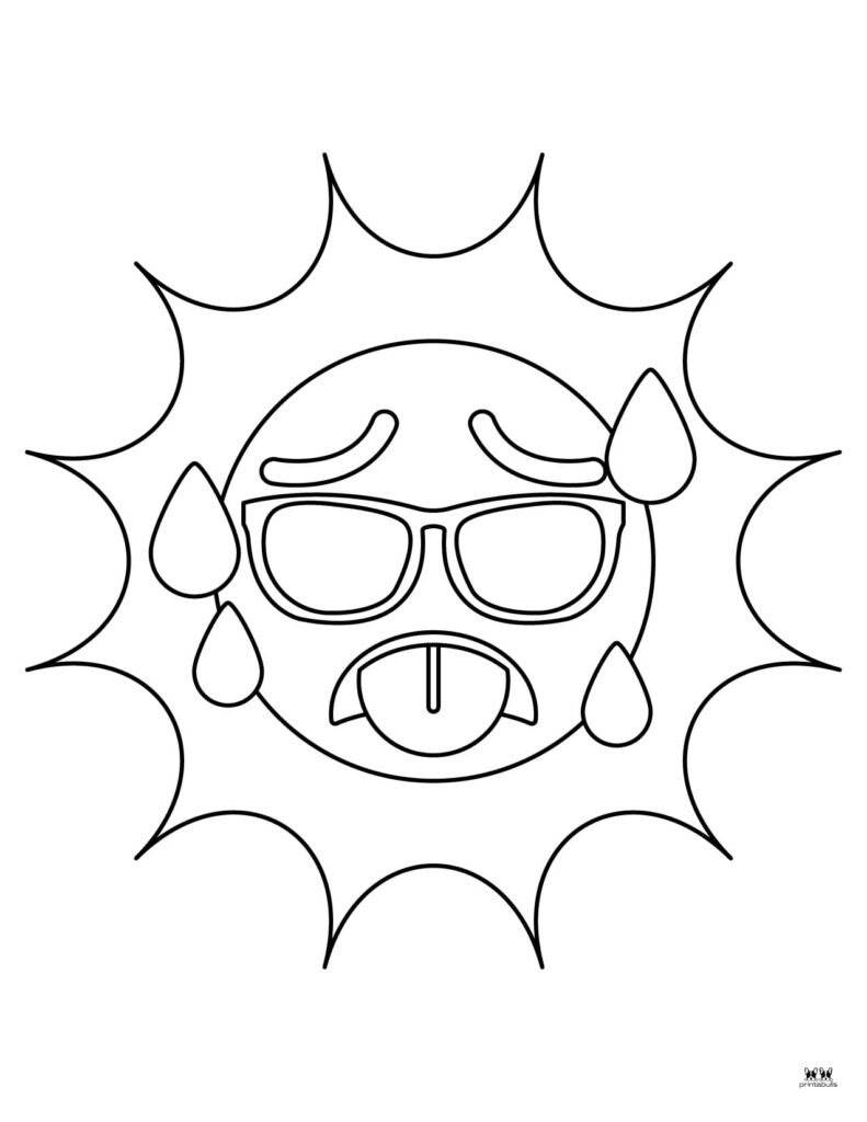 140+ Sun Coloring Page Designs 129