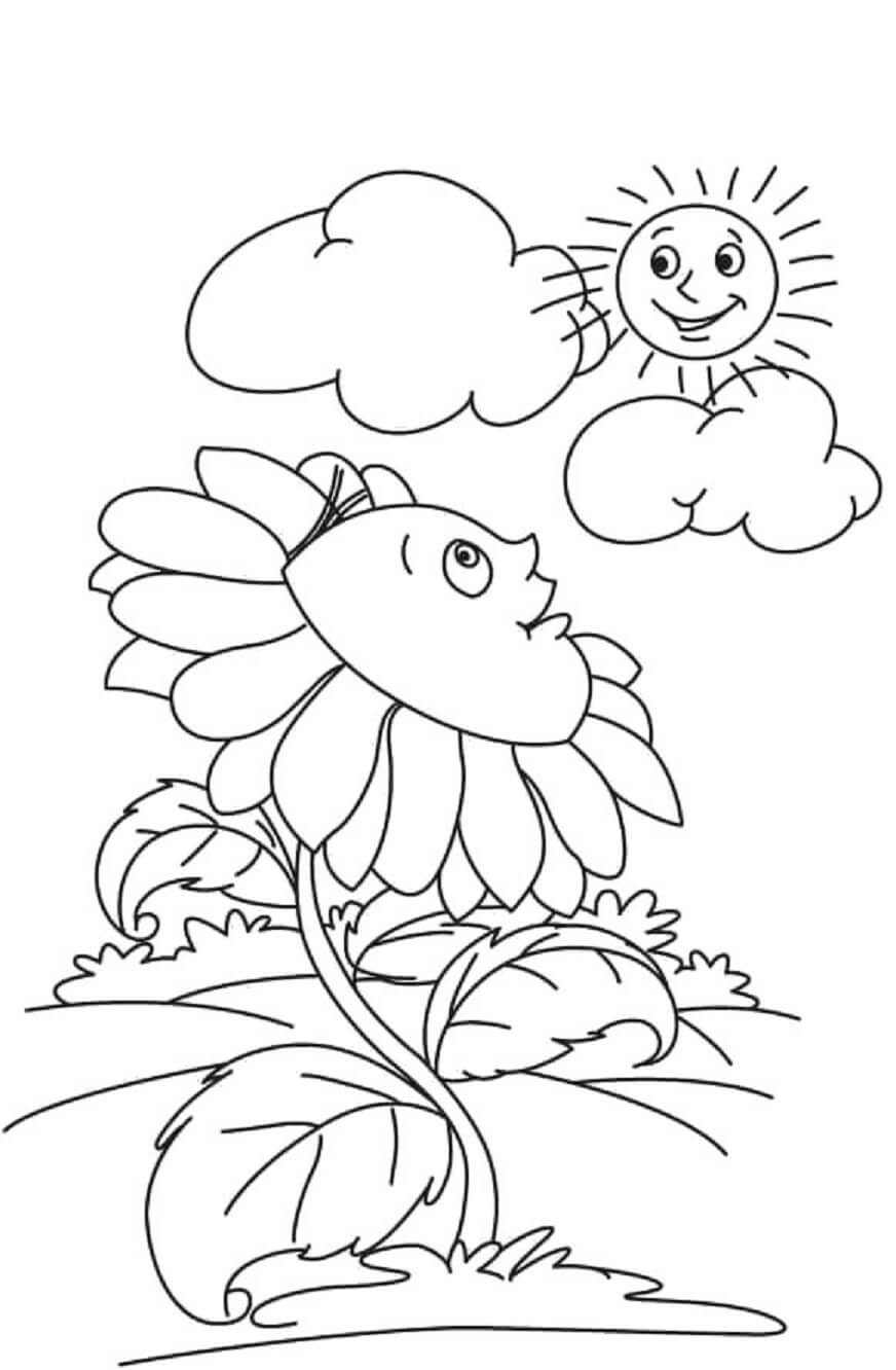 140+ Sun Coloring Page Designs 133