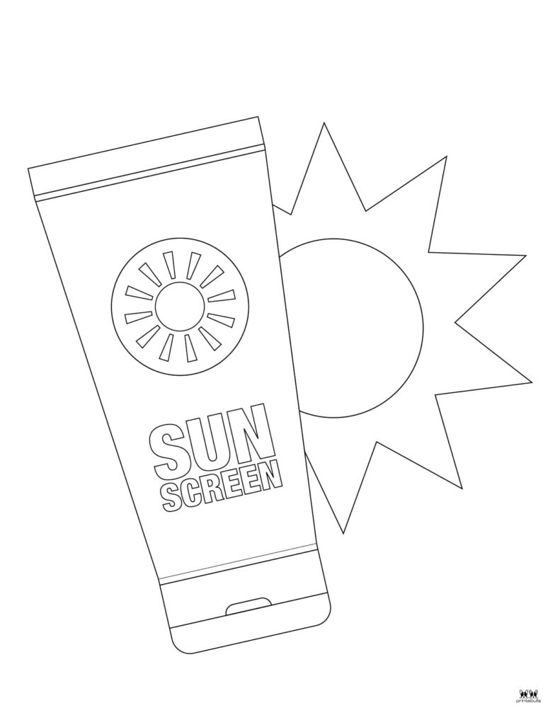 140+ Sun Coloring Page Designs 15