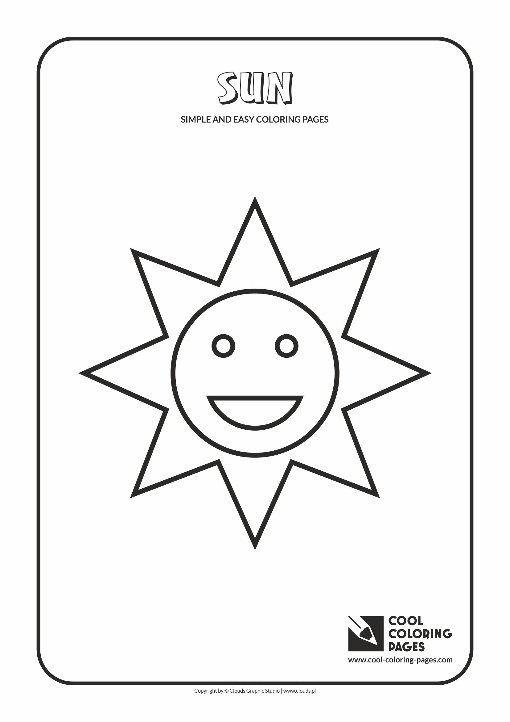 140+ Sun Coloring Page Designs 26