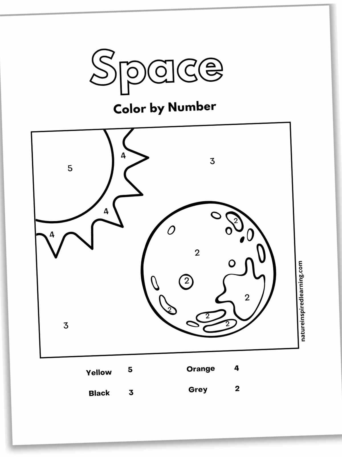 140+ Sun Coloring Page Designs 46