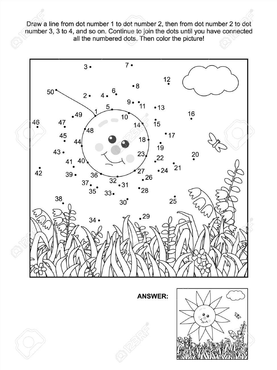 140+ Sun Coloring Page Designs 57