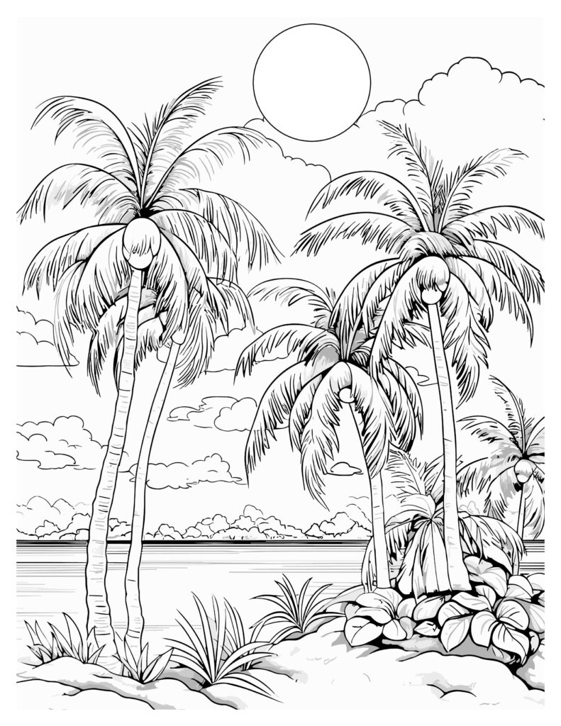 140+ Sun Coloring Page Designs 65