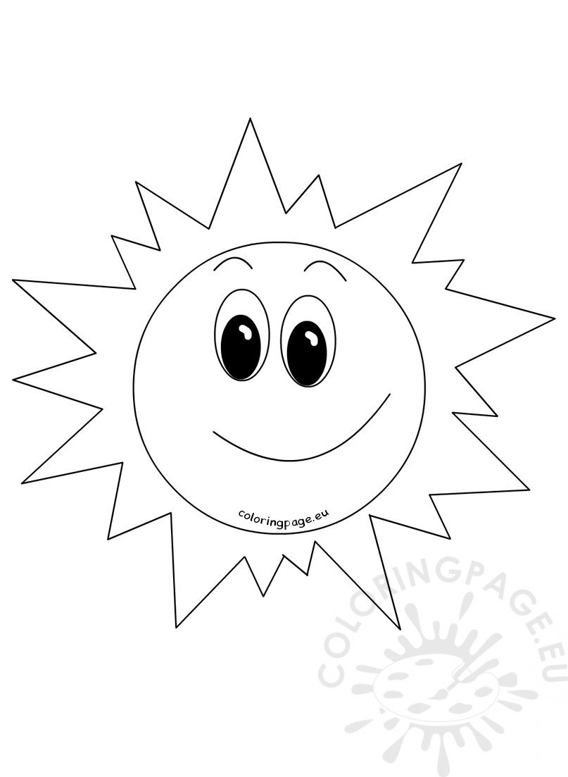 140+ Sun Coloring Page Designs 72