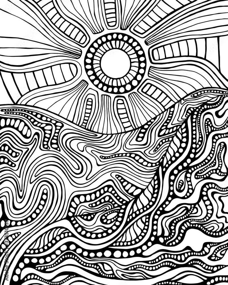 140+ Sun Coloring Page Designs 80