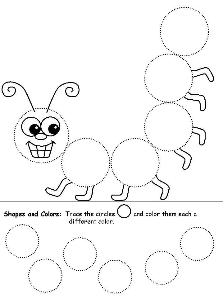 146 Printable Trace Coloring Pages 11