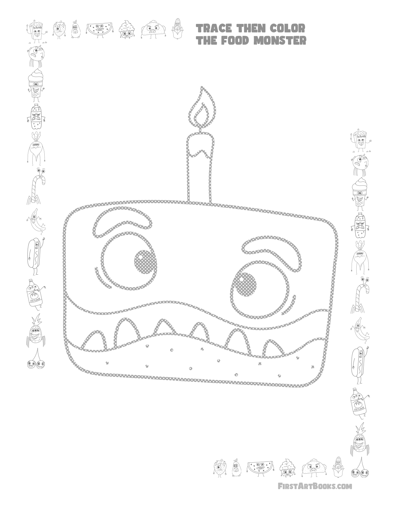 146 Printable Trace Coloring Pages 113