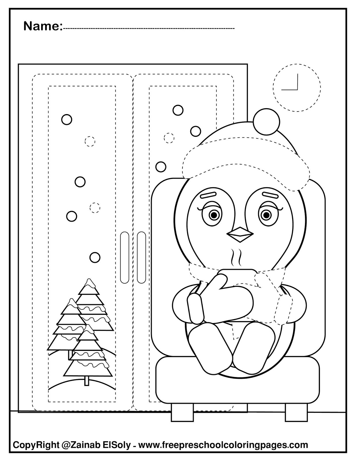 146 Printable Trace Coloring Pages 126